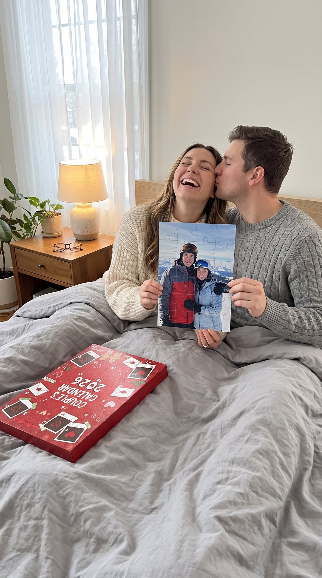 Chris & Dana with their Couple's Calendar