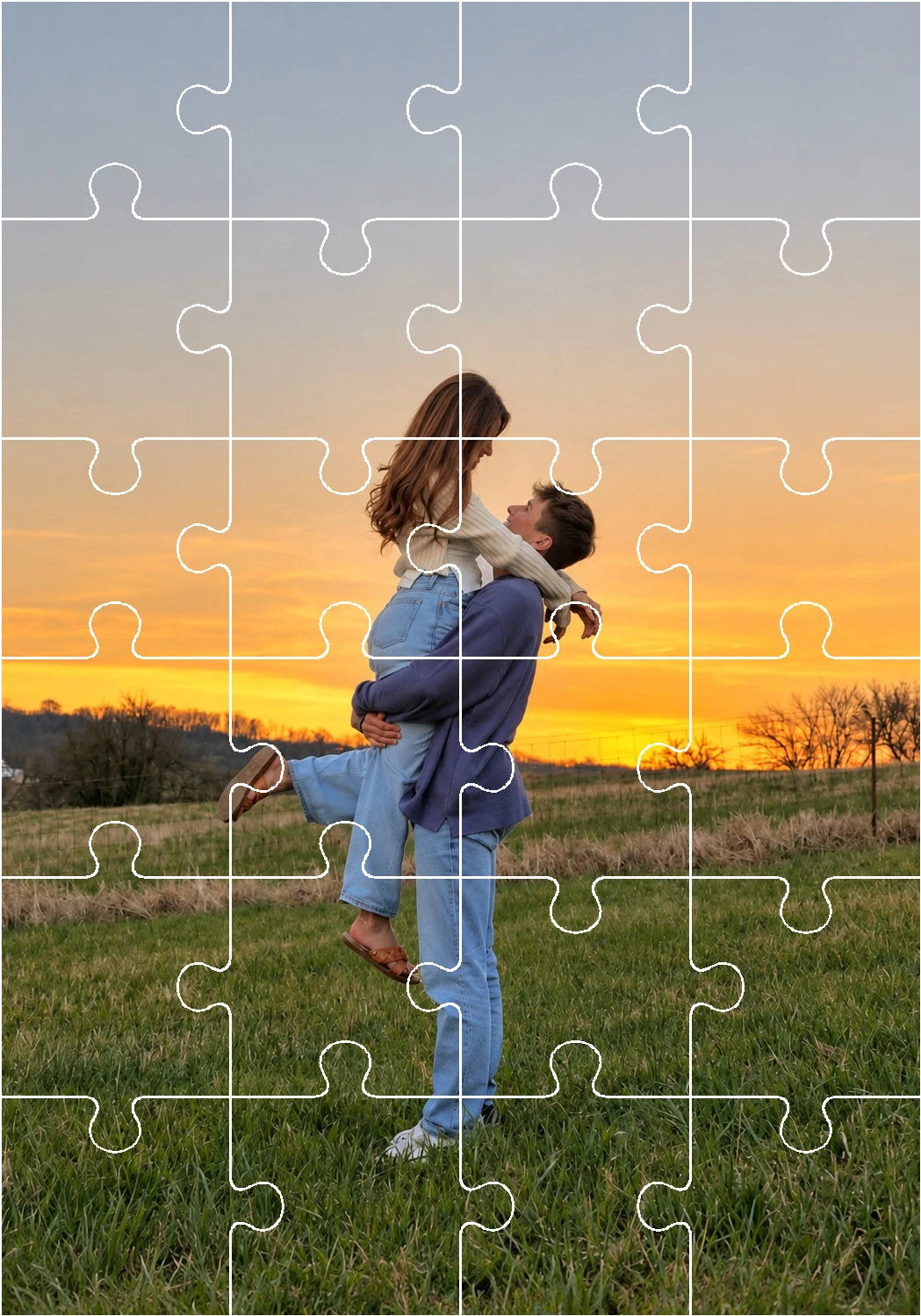 Your photo as a 24-piece puzzle